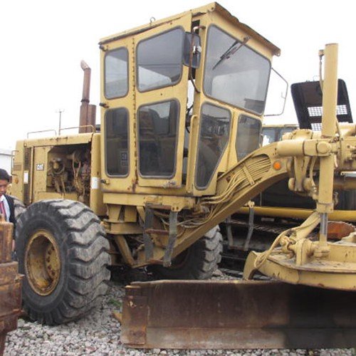 Wheel loader on a construction site